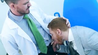 Doctor Franky Fox drilled doggystyle after blowing patient