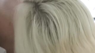 MatureLacey.com - GILF's titty sucking and cock pleasing with a happy ending