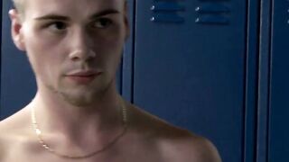 MaleIcons.com - Horny twink Lucca sucks and beats beefy coach Rock's penis with skill