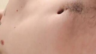 Straight guy works his gorgeous cock and pumps out a load