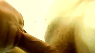Experienced cock guzzler gives amateur dude a blowjob