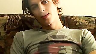Young Ayden James fucks himself while he smokes his marlboro