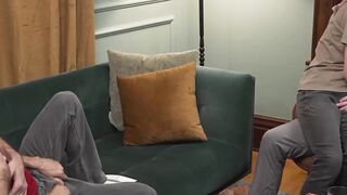 Virile dudes Brian Bonds and Tucker dominate two craving homos