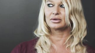 Big tits MILF London River shares a big cock with the redhead young teen