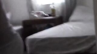 Horny twink blowjobs two cocks at the same time and banged