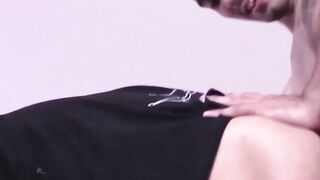 Steamy blowjob from a twink gets him hard and cum