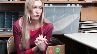 ShopliftersPunished.com - Teen Sierra Nicole hammered hard by security dude deep in h