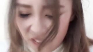 NipponPissTV.com - Japanese lady makes a big pool of piss on the floor in public