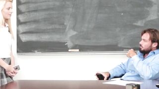 Little schoolgirl slut Riley Star dicked after classes