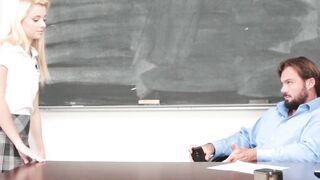 Little schoolgirl slut Riley Star dicked after classes
