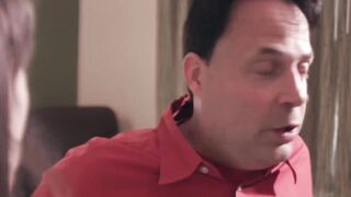 Stepdaughter Judy Jolie fucked by stepdad and cum sprayed