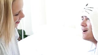 Tattooed hottie Hollie Mack gets fucked hardcore missionary