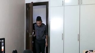 PinoyBoys.com - Horny daddy arrives at the office ready for fucking action with twink