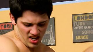 Cock hungry twink craves for fat cock in his tight ass