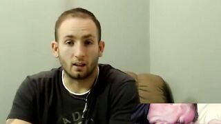 JoeSchmoeXXX.com - Slim straight guy experiments with his first gay blowjob