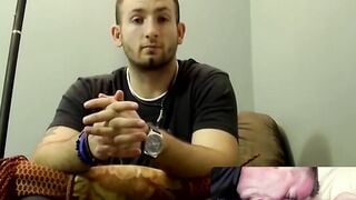 JoeSchmoeXXX.com - Slim straight guy experiments with his first gay blowjob