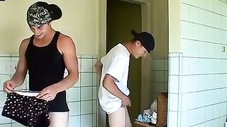 TwinkUndie.com - Kelly's full strip wrestle match and jerk off show with Grant