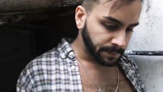 LecheLatinos.com - Handsome hairy Latino barebacked and facialized for cash in a nast