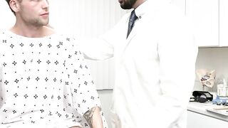 Gorgeous Trent Marx pounds on a massive cock of hunky doctor Marco Napoli