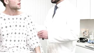 Gorgeous Trent Marx pounds on a massive cock of hunky doctor Marco Napoli