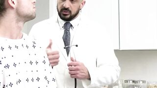 Gorgeous Trent Marx pounds on a massive cock of hunky doctor Marco Napoli