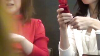 NipponSexTV.com - Japan babes spread their legs wide for voyeur to see on cam