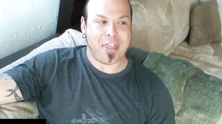 RealAltGuys.com - Nasty dick rider Mike Hawk jerks off his thick cock and ejaculates