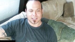 RealAltGuys.com - Nasty dick rider Mike Hawk jerks off his thick cock and ejaculates