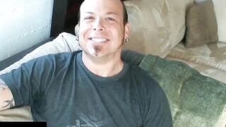 RealAltGuys.com - Nasty dick rider Mike Hawk jerks off his thick cock and ejaculates