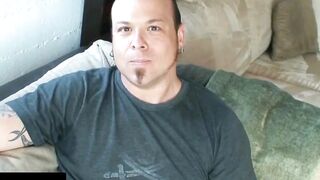 RealAltGuys.com - Nasty dick rider Mike Hawk jerks off his thick cock and ejaculates