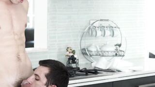 SayUncleNetwork.com - Tattooed gay stepbro rides his brother's raw cock with eager hu