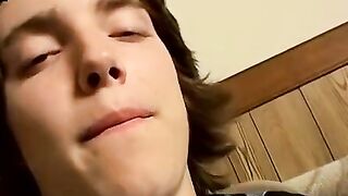 Str8Thugs.com - Blinx shows off his hot ass while jerking his boner to a big cum shot
