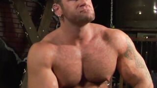 MuscleJockBound.com - Hunk's love for torment and bondage in a rough and intense BDSM