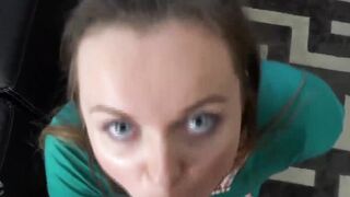 Hot stepdaughter River Fox rides hard cock reverse cowgirl