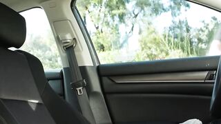 Lucky customer gets a free extra service on carwash