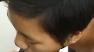 Beautiful ebony teen gets warm facial from older lover