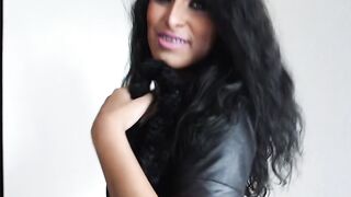 Hot tranny Shaidel having a solo play while wearing cosplay