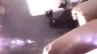 Black amateur strokes his dick before his lover eats his cum