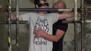 Young slave Bob Steel spanked by mature dom Sebastian Kane