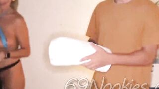 Compilation of hot women servicing men at rub and tug