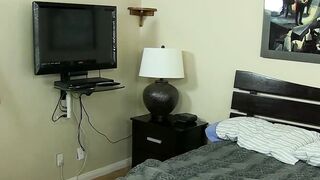 Slim little Kyler Moss gets a rough ass pounding from a hunk dude