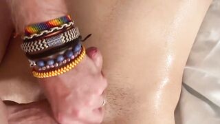 Cute twink Jack Davis tied by his orgy mates and played his body