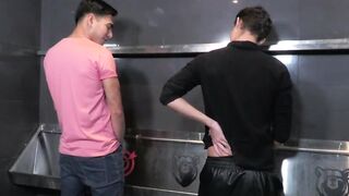 Two Twinks greedily gobble those big wet cocks and Roy West eats out his pals puckeri