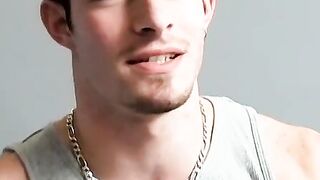Gorgeous Mike Roberts was well pleasured in a hardcore smoking and cock stroking