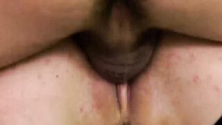 Big tits MILF Natasha Starr gives a blowjob before a doggystyle fuck session