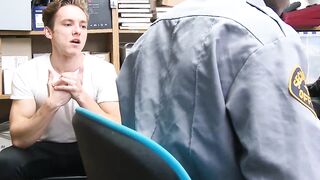Soft twink suspect banged by twink cop and black hunk cop Hoe 3