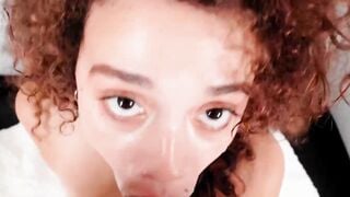 Beautiful ebony babe Willow Ryder in filthy facefuck