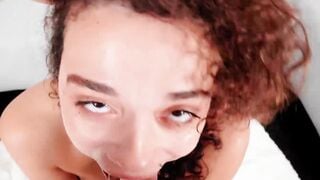 Beautiful ebony babe Willow Ryder in filthy facefuck