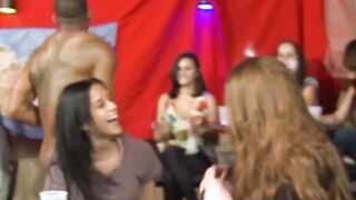 Lucky amateur pussy stretched doggystyle at kinky CFNM party