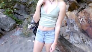 Blonde stepdaughter Riley Star fucked doggystyle after BJ